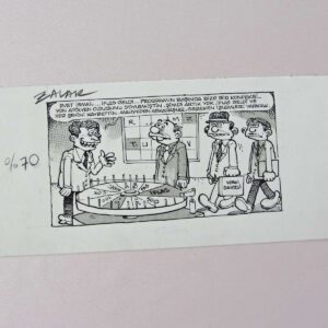 S2732 ORIJINAL KARIKATUR S2732 Efemera ORİJİNAL KARİKATÜR
