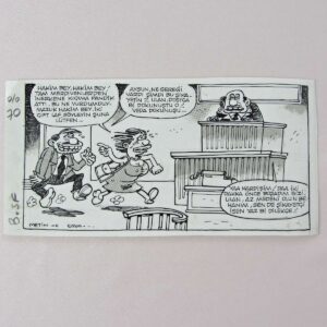 S2733 ORIJINAL KARIKATUR S2733 Efemera ORİJİNAL KARİKATÜR