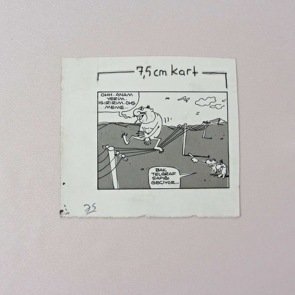 SAPIK KONULU ORİJİNAL KARİKATÜR 51 SAPIK KONULU ORİJİNAL KARİKATÜR