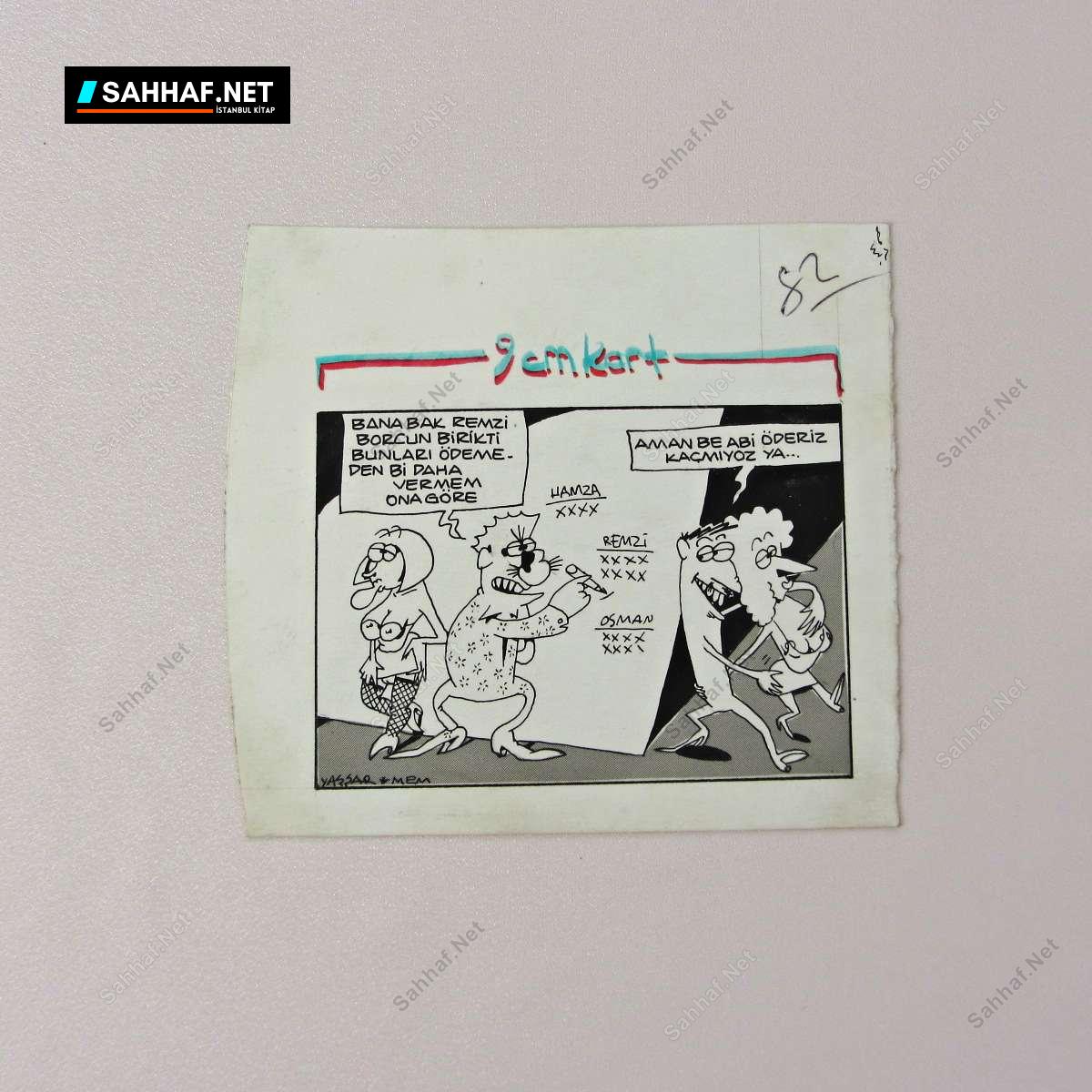 VERESİYE KONULU ORİJİNAL KARİKATÜR 1 VERESİYE KONULU ORİJİNAL KARİKATÜR