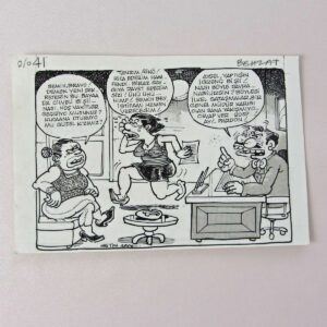 S2743 ORIJINAL KARIKATUR S2743 Efemera ORİJİNAL KARİKATÜR