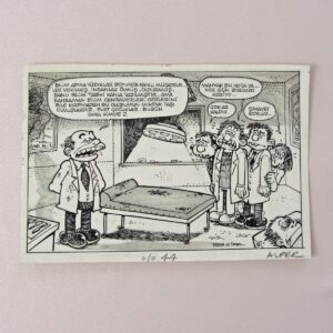 S2745 ORIJINAL KARIKATUR S2745 Efemera ORİJİNAL KARİKATÜR