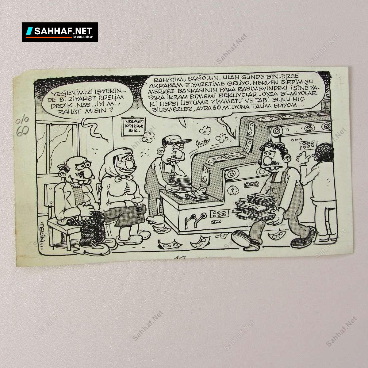 ZİYARET KONULU ORİJİNAL KARİKATÜR 1 ZİYARET KONULU ORİJİNAL KARİKATÜR