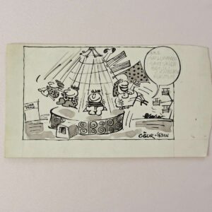 S2750 ORIJINAL KARIKATUR S2750 Efemera ORİJİNAL KARİKATÜR