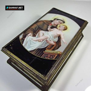 Dini Temalı Eski Metal Kutu 3 Dini Temalı Eski Metal Kutu