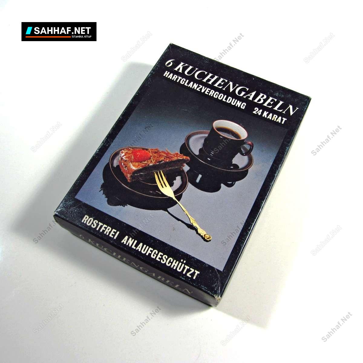 Altın Kaplama Tatlı Çatalı 6 Adet Takım 2 Altın Kaplama Tatlı Çatalı 6 Adet Takım - Görsel 2