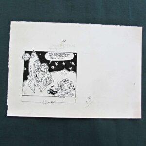 S2816 Sahhaf Net ORIJINAL KARIKATUR Efemera ORİJİNAL KARİKATÜR