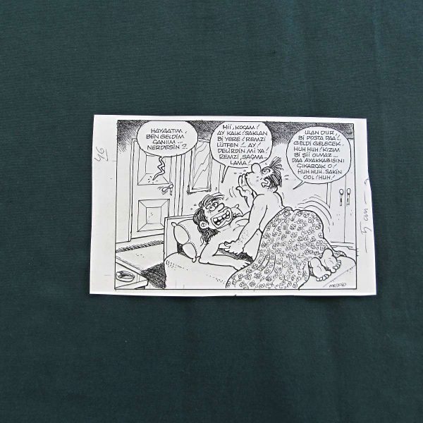ALDATMA KONULU ORİJİNAL KARİKATÜR 48 ALDATMA KONULU ORİJİNAL KARİKATÜR