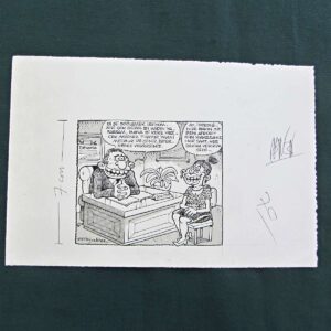 S2821 Sahhaf Net ORIJINAL KARIKATUR Efemera ORİJİNAL KARİKATÜR