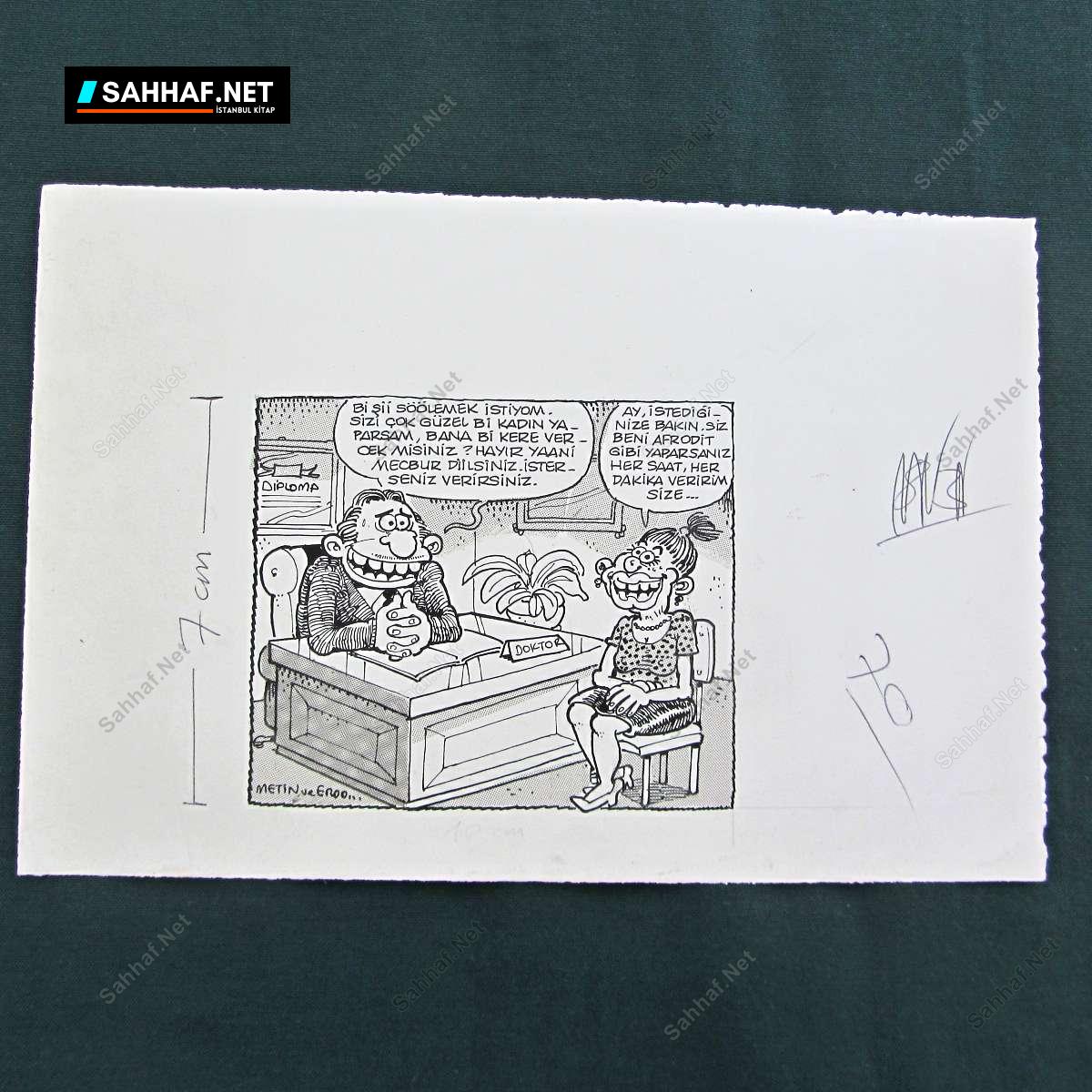 ESTETİK KONULU ORİJİNAL KARİKATÜR 1 ESTETİK KONULU ORİJİNAL KARİKATÜR