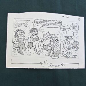 S2824 Sahhaf Net ORIJINAL KARIKATUR Efemera ORİJİNAL KARİKATÜR