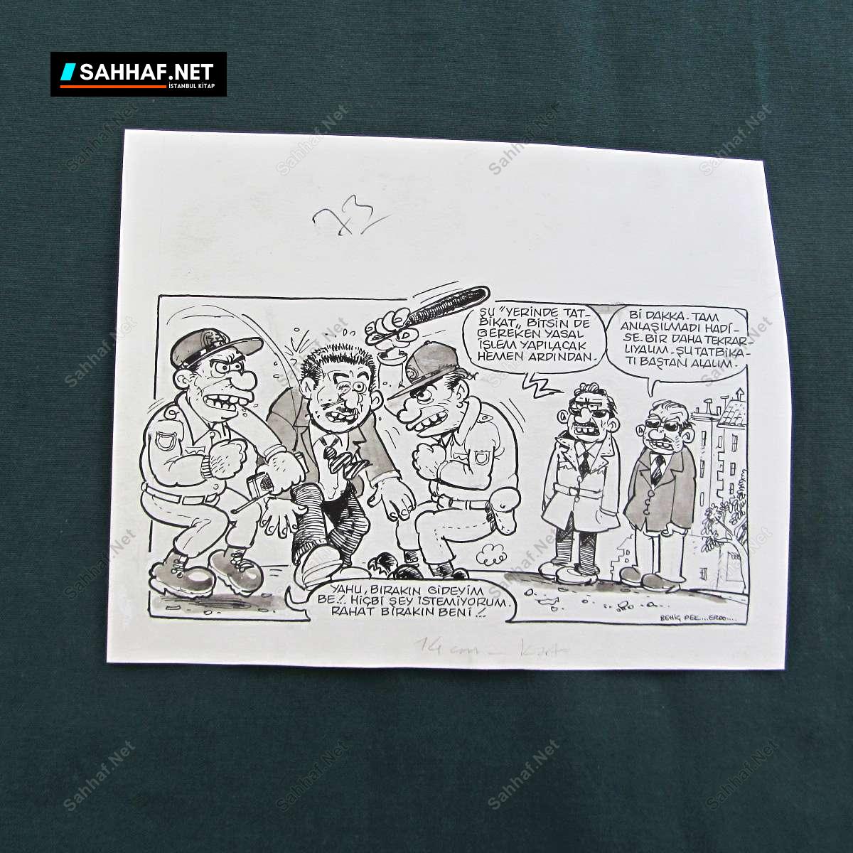 ORİJİNAL KARİKATÜR 370 S2825 Sahhaf Net ORIJINAL KARIKATUR Efemera ORİJİNAL KARİKATÜR