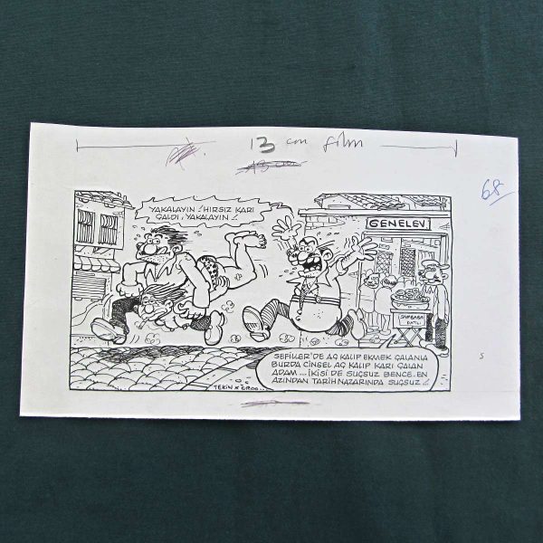 ABAZALIK KONULU ORİJİNAL KARİKATÜR 42 ABAZALIK KONULU ORİJİNAL KARİKATÜR