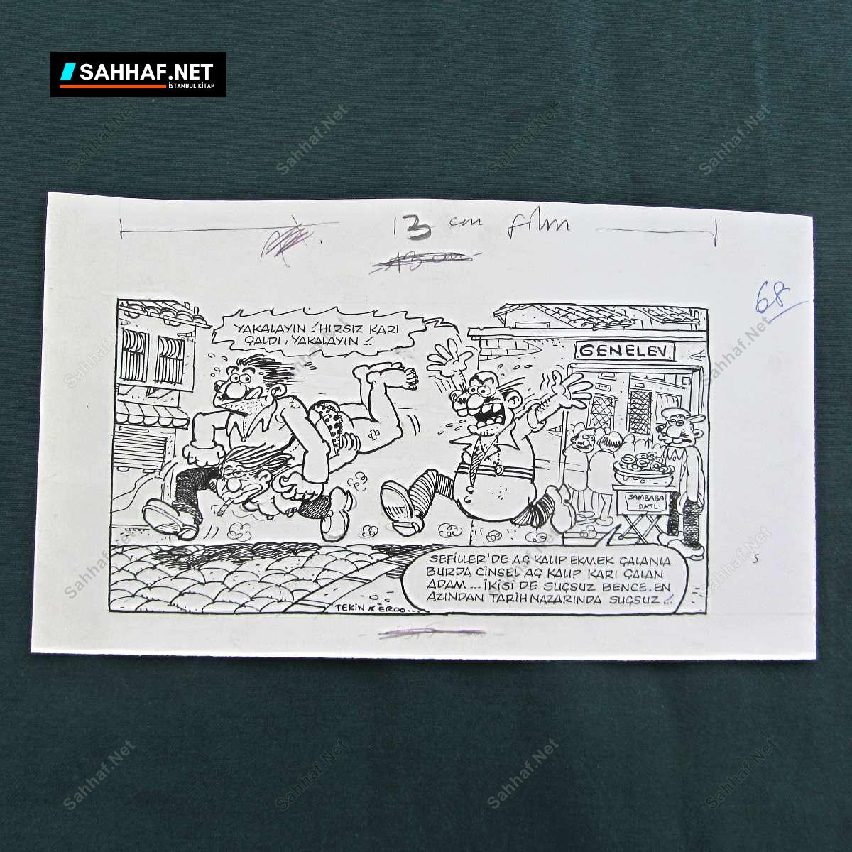 ORİJİNAL KARİKATÜR 362 S2826 Sahhaf Net ORIJINAL KARIKATUR Efemera ORİJİNAL KARİKATÜR