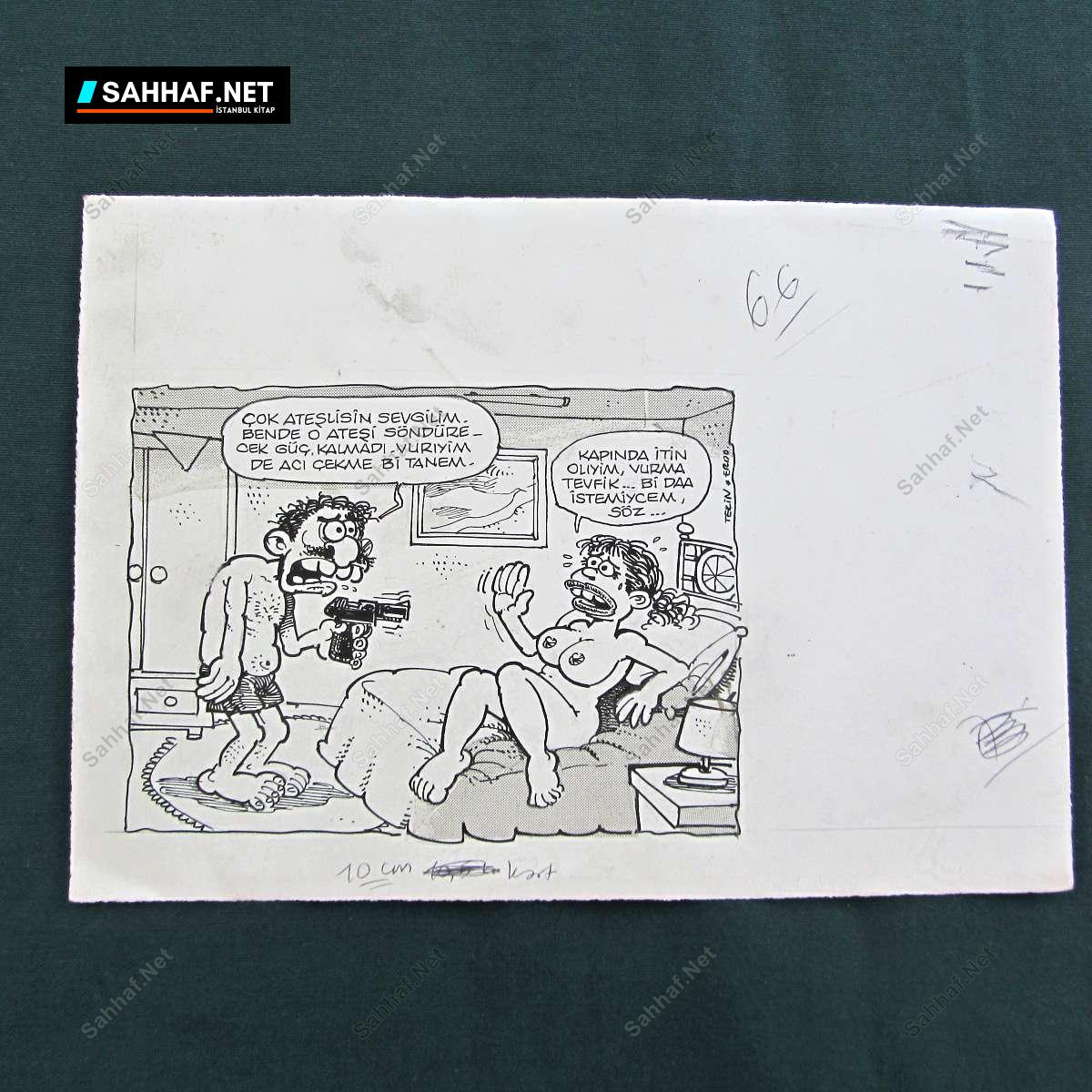 ORİJİNAL KARİKATÜR 354 S2827 Sahhaf Net ORIJINAL KARIKATUR Efemera ORİJİNAL KARİKATÜR