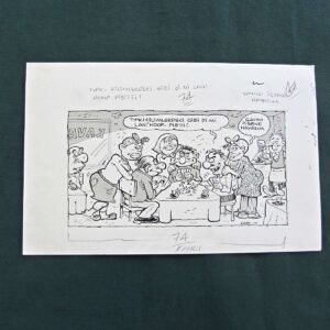 S2829 Sahhaf Net ORIJINAL KARIKATUR Efemera ORİJİNAL KARİKATÜR