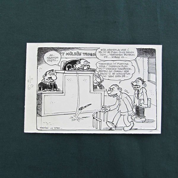 MAHKEME KONULU ORİJİNAL KARİKATÜR 58 MAHKEME KONULU ORİJİNAL KARİKATÜR
