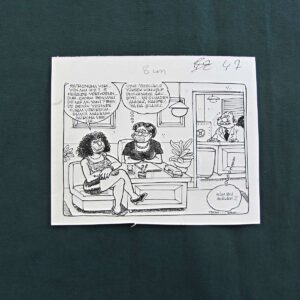 S2834 Sahhaf Net ORIJINAL KARIKATUR Efemera ORİJİNAL KARİKATÜR