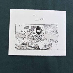 S2835 Sahhaf Net ORIJINAL KARIKATUR Efemera ORİJİNAL KARİKATÜR