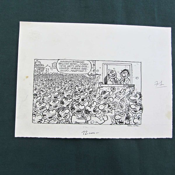 GALEYAN KONULU ORİJİNAL KARİKATÜR 52 GALEYAN KONULU ORİJİNAL KARİKATÜR