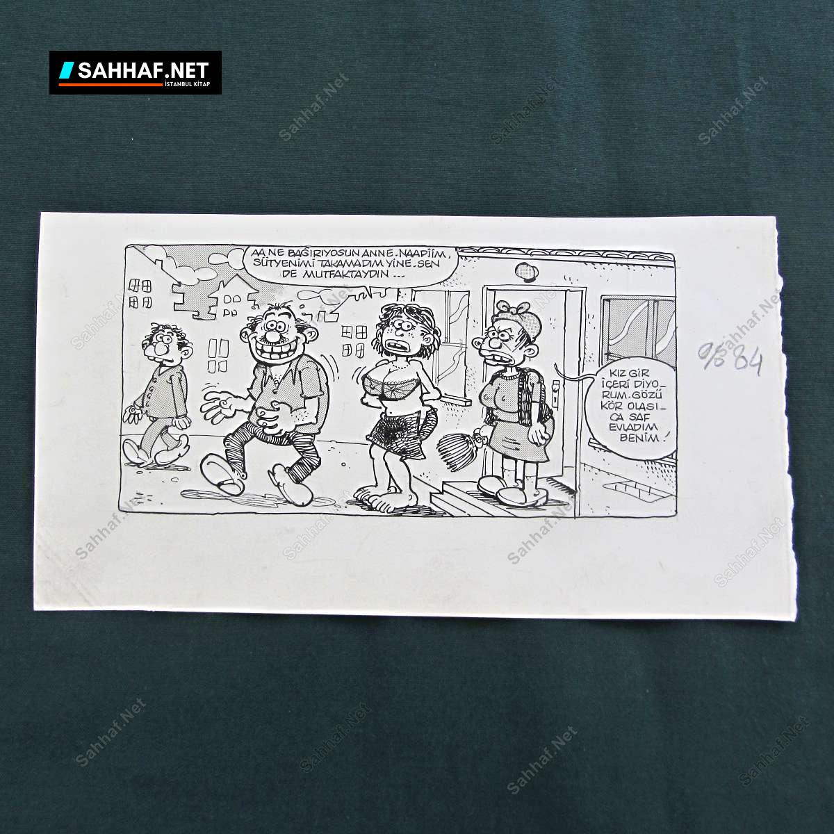 SÜTYEN KONULU ORİJİNAL KARİKATÜR 1 SÜTYEN KONULU ORİJİNAL KARİKATÜR