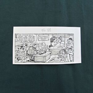 S2840 Sahhaf Net ORIJINAL KARIKATUR Efemera ORİJİNAL KARİKATÜR
