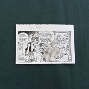 S2841 Sahhaf Net ORIJINAL KARIKATUR Efemera ORİJİNAL KARİKATÜR
