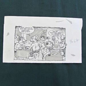 S2842 Sahhaf Net ORIJINAL KARIKATUR Efemera ORİJİNAL KARİKATÜR