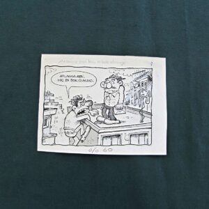 S2843 Sahhaf Net ORIJINAL KARIKATUR Efemera ORİJİNAL KARİKATÜR