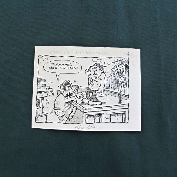 İNTİHAR KONULU ORİJİNAL KARİKATÜR 47 İNTİHAR KONULU ORİJİNAL KARİKATÜR