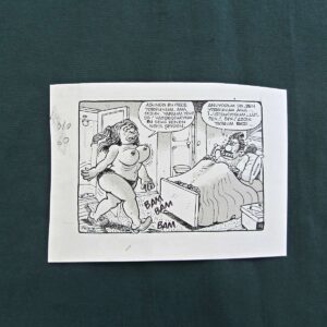 S2844 Sahhaf Net ORIJINAL KARIKATUR Efemera ORİJİNAL KARİKATÜR