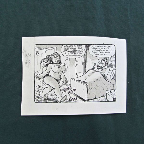 CİNSELLİK KONULU ORİJİNAL KARİKATÜR 42 CİNSELLİK KONULU ORİJİNAL KARİKATÜR