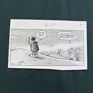 S2847 Sahhaf Net ORIJINAL KARIKATUR Efemera ORİJİNAL KARİKATÜR