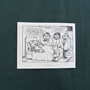 S2856 Sahhaf Net ORIJINAL KARIKATUR Efemera ORİJİNAL KARİKATÜR