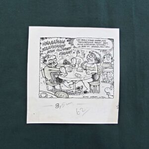 S2857 Sahhaf Net ORIJINAL KARIKATUR Efemera ORİJİNAL KARİKATÜR