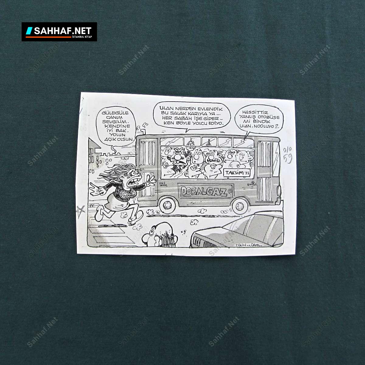 S2860 Sahhaf Net ORIJINAL KARIKATUR Efemera