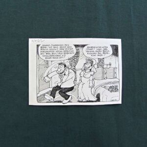 S2862 Sahhaf Net ORIJINAL KARIKATUR Efemera ORİJİNAL KARİKATÜR