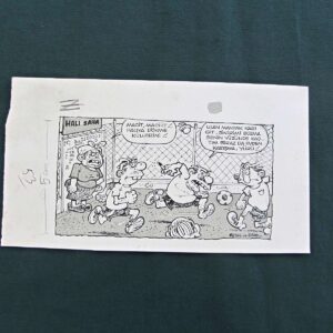 S2864 Sahhaf Net ORIJINAL KARIKATUR Efemera ORİJİNAL KARİKATÜR