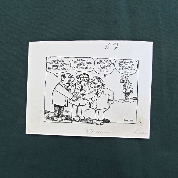 DAYANIŞMA KONULU ORİJİNAL KARİKATÜR 44 DAYANIŞMA KONULU ORİJİNAL KARİKATÜR