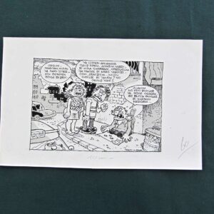 S2870 Sahhaf Net ORIJINAL KARIKATUR Efemera ORİJİNAL KARİKATÜR