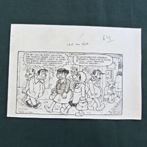 S2872 Sahhaf Net ORIJINAL KARIKATUR Efemera ORİJİNAL KARİKATÜR