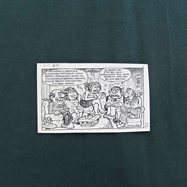 EVLİLİK KONULU ORİJİNAL KARİKATÜR 43 EVLİLİK KONULU ORİJİNAL KARİKATÜR