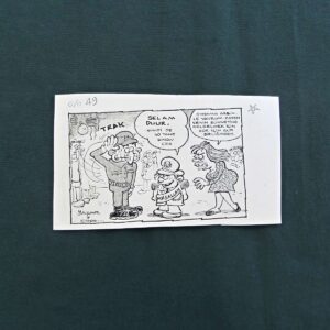 S2875 Sahhaf Net ORIJINAL KARIKATUR Efemera ORİJİNAL KARİKATÜR