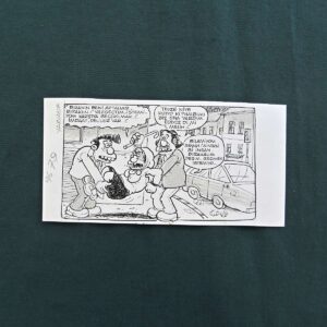 S2877 Sahhaf Net ORIJINAL KARIKATUR Efemera ORİJİNAL KARİKATÜR