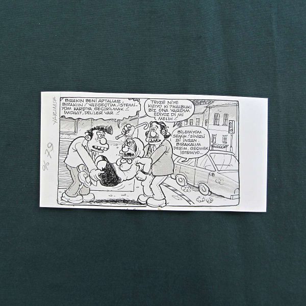 YARDIMSEVERLİK KONULU ORİJİNAL KARİKATÜR 58 YARDIMSEVERLİK KONULU ORİJİNAL KARİKATÜR