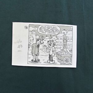 S2878 Sahhaf Net ORIJINAL KARIKATUR Efemera ORİJİNAL KARİKATÜR