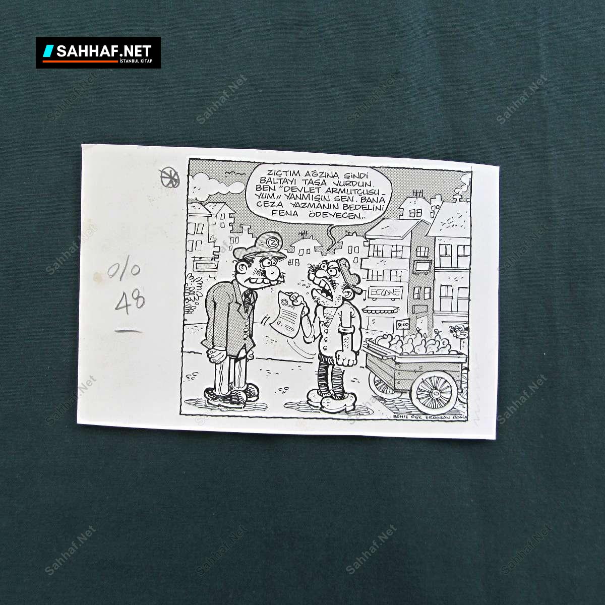 DEVLET MEMURU KONULU ORİJİNAL KARİKATÜR 1 DEVLET MEMURU KONULU ORİJİNAL KARİKATÜR