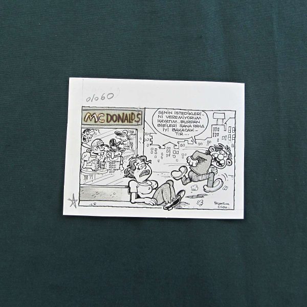 HAYAT STANDARDI KONULU ORİJİNAL KARİKATÜR 52 HAYAT STANDARDI KONULU ORİJİNAL KARİKATÜR