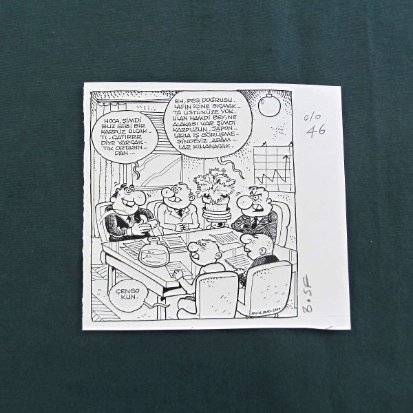 PATAVATSIZLIK KONULU ORİJİNAL KARİKATÜR 53 PATAVATSIZLIK KONULU ORİJİNAL KARİKATÜR