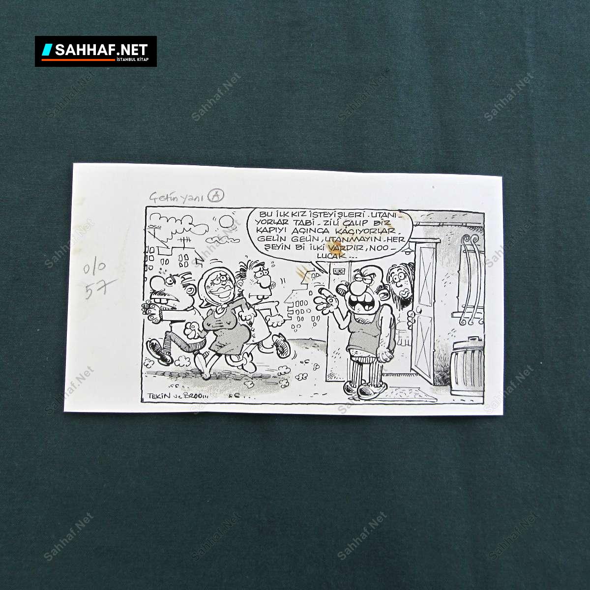 ORİJİNAL KARİKATÜR 282 S2883 Sahhaf Net ORIJINAL KARIKATUR Efemera ORİJİNAL KARİKATÜR